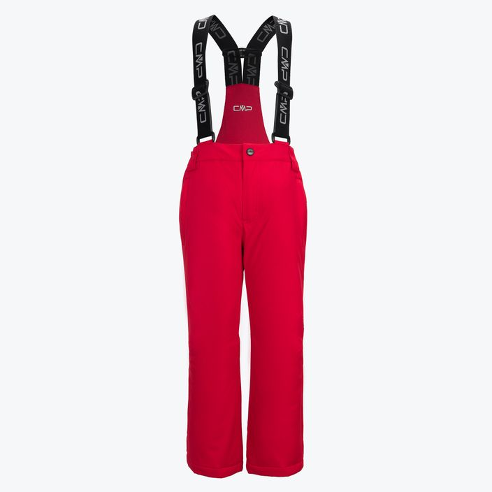 Pantaloni da sci CMP bambino rosso 3W15994/C580