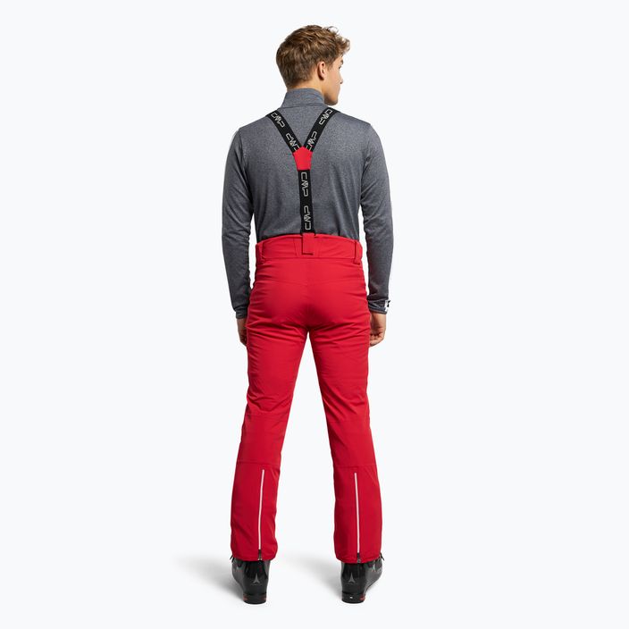 Pantaloni da sci CMP uomo rosso 3W04467/C580 3