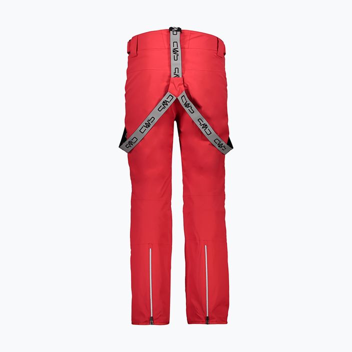 Pantaloni da sci CMP uomo rosso 3W04467/C580 8