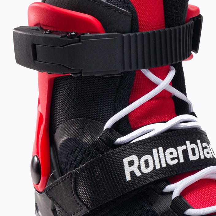 Pattini a rotelle Rollerblade Microblade per bambini nero/rosso 5
