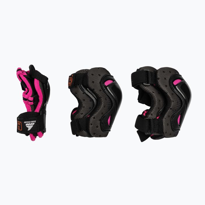 Set di protezioni per bambini Rollerblade Skate Gear Junior nero/rosa 8