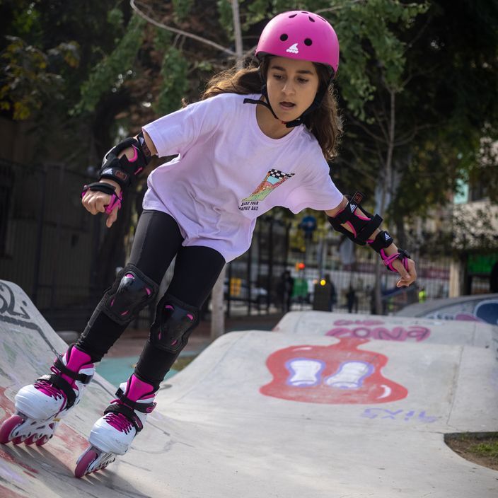 Set di protezioni per bambini Rollerblade Skate Gear Junior nero/rosa 14