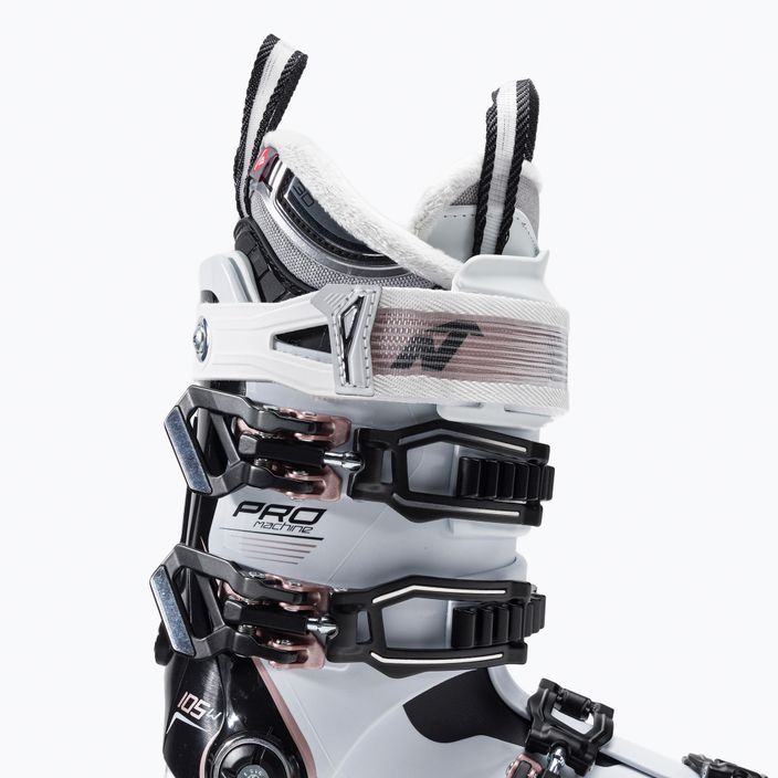Scarponi da sci da donna Nordica Pro Machine 105 W bianco/nero/rosa 6