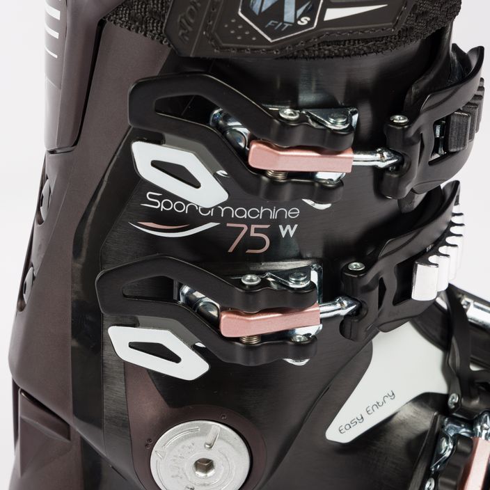 Scarponi da sci da donna Nordica Sportmachine 75 W nero/nero p./rosa 6