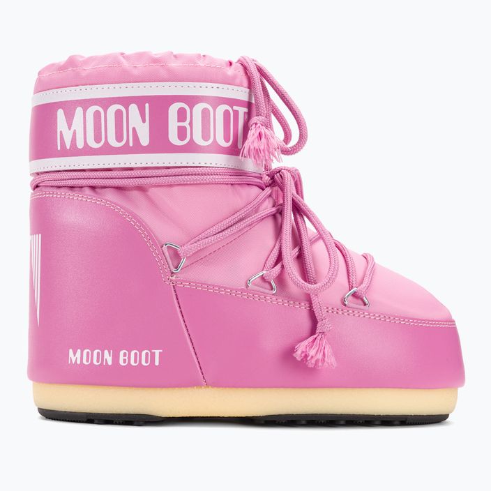Donna Moon Boot Icon Low Nylon stivali da neve rosa 2