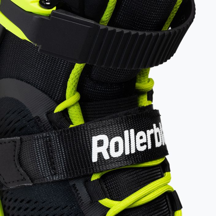 Pattini a rotelle Rollerblade Microblade per bambini, nero/giallo neutro 5