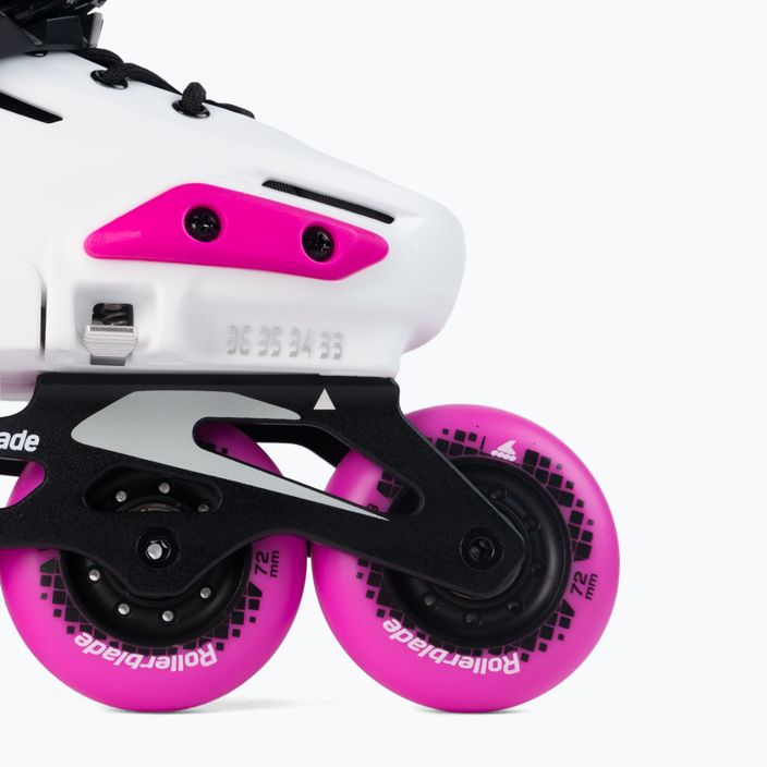 Rollerblade Apex G bianco/rosa, pattini a rotelle per bambini 11