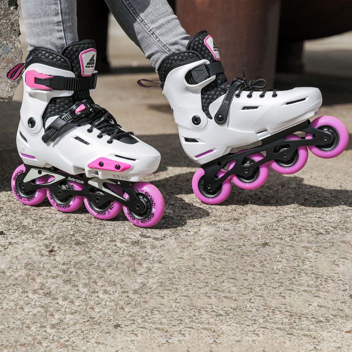 Rollerblade Apex G bianco/rosa, pattini a rotelle per bambini 19