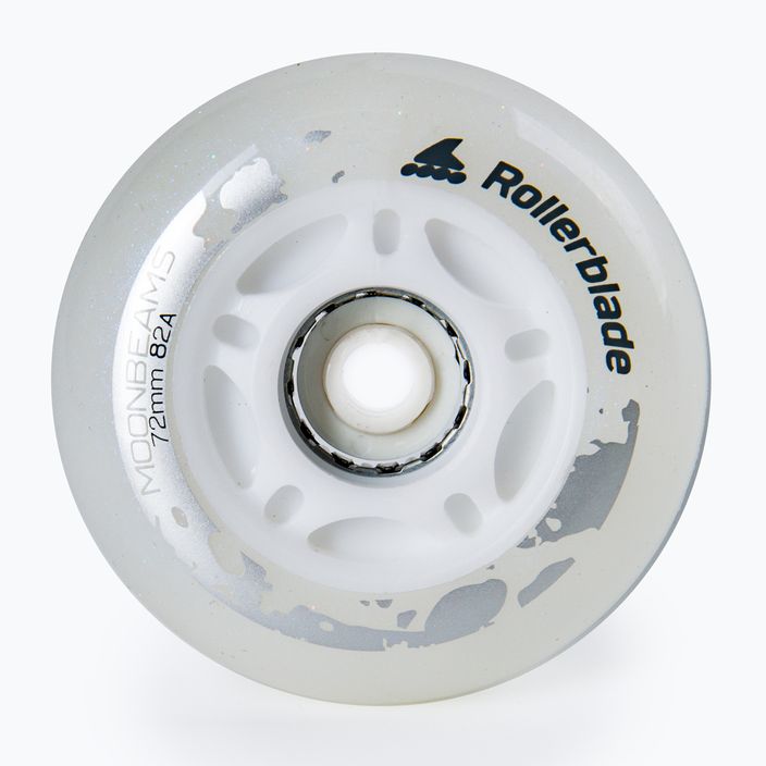 Rollerblade Moonbeams Led Ruote 80 mm/82A 4 pezzi bianco. 2