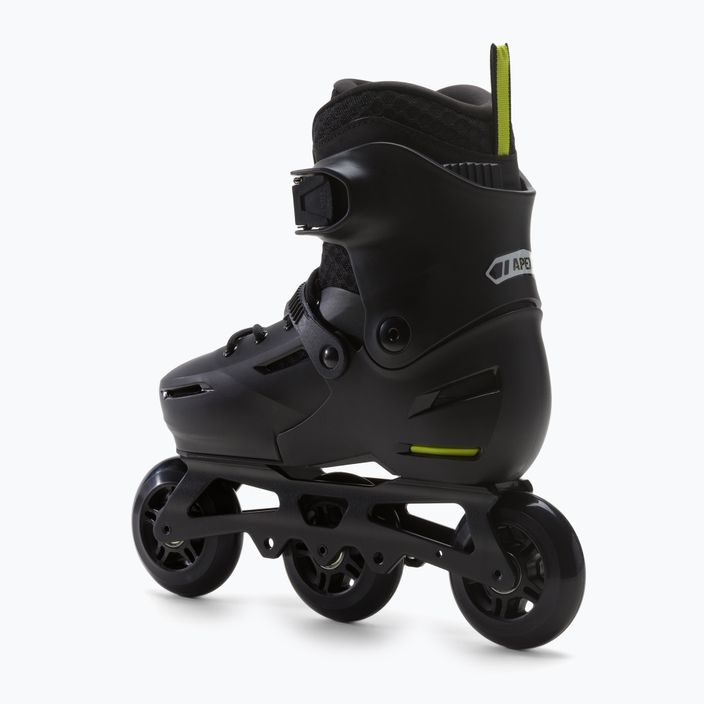 Rollerblade Apex 3WD pattini a rotelle per bambini nero/lime 3