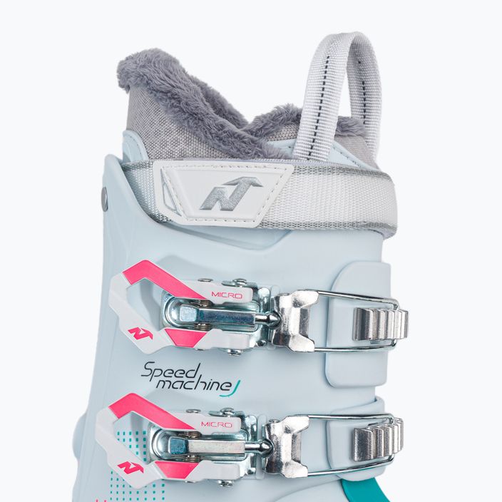 Scarponi da sci Nordica Speedmachine J4 per bambini blu chiaro/bianco/rosa 6