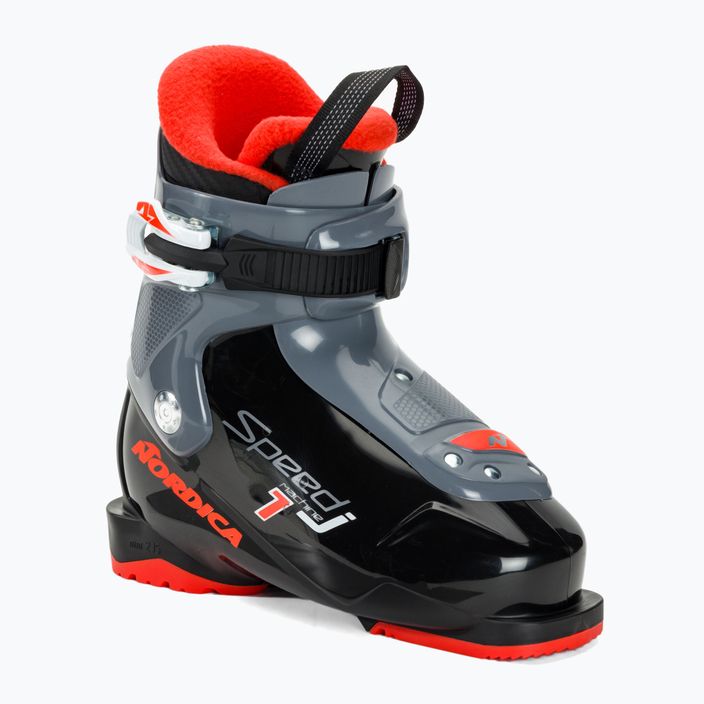 Scarponi da sci per bambini Nordica Speedmachine J1 nero/antracite/rosso