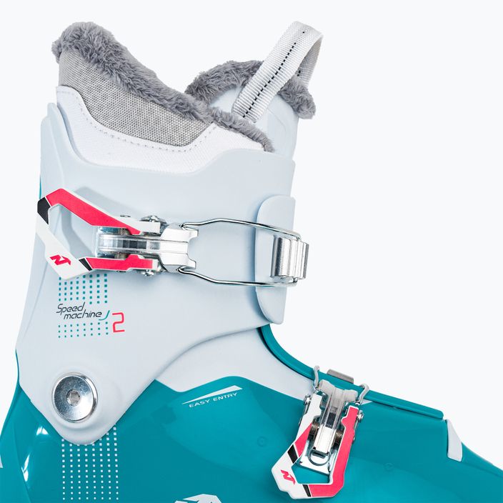 Scarponi da sci Nordica Speedmachine J2 per bambini blu chiaro/bianco/rosa 6