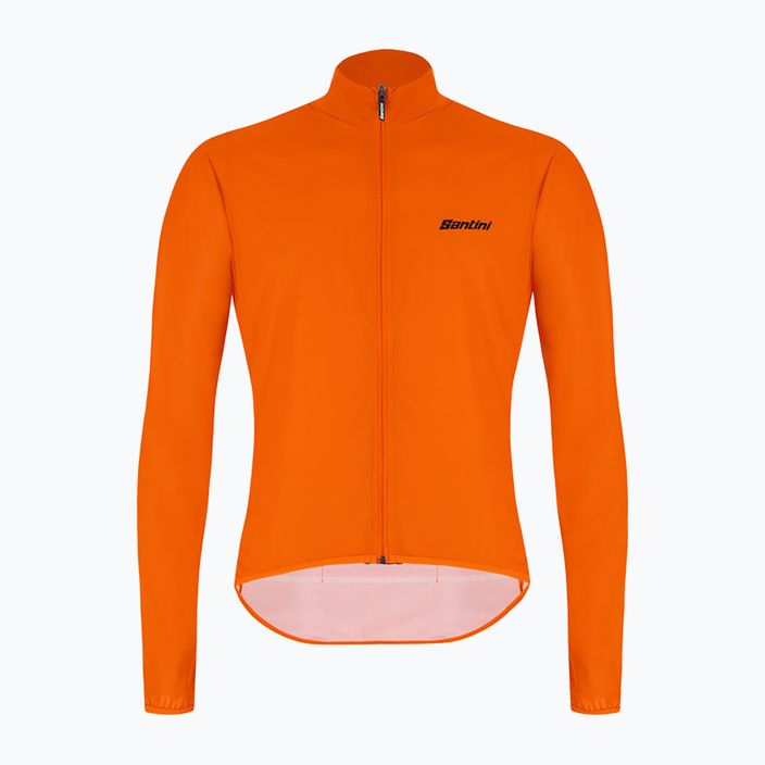 Giacca da ciclismo Santini Nebula Puro da uomo, colore arancione appariscente 5