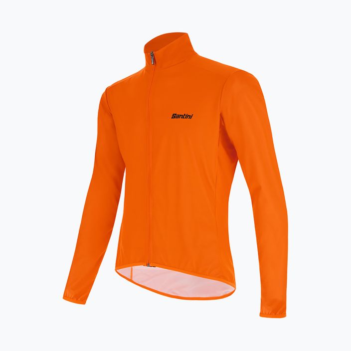 Giacca da ciclismo Santini Nebula Puro da uomo, colore arancione appariscente 7