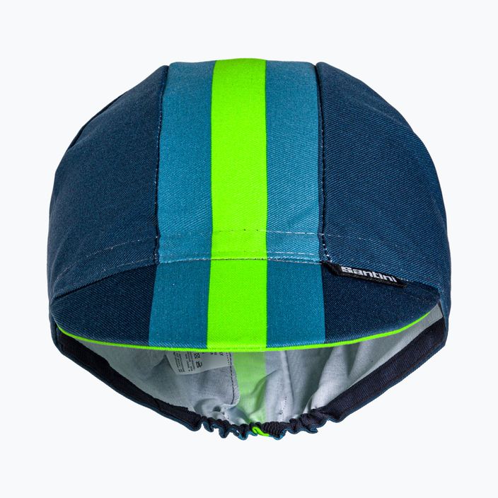 Cappellino da ciclismo Santini Bengal fluor verde 2