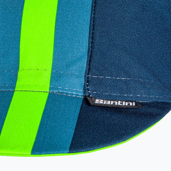 Cappellino da ciclismo Santini Bengal fluor verde 7