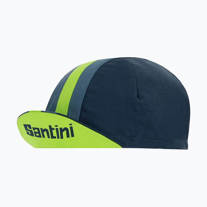 Cappellino da ciclismo Santini Bengal fluor verde 9