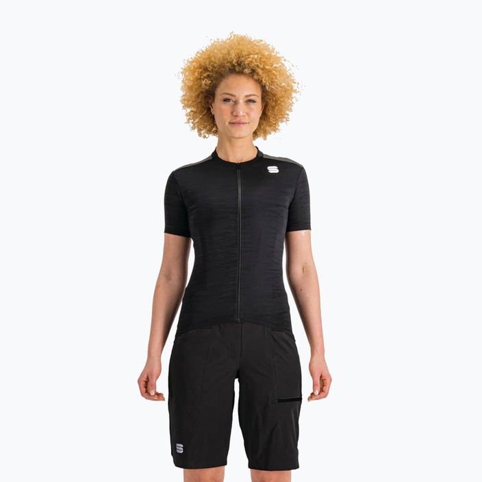 Pantaloncini da ciclismo da donna Sportful Giara Overshort nero