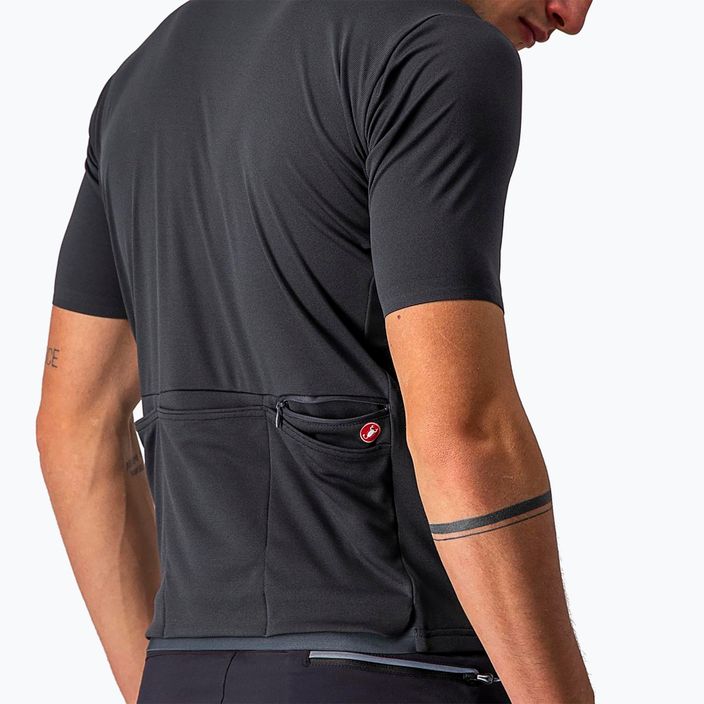 Maglia da ciclismo Castelli Unlimited Allroad grigio scuro da uomo 4