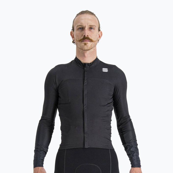 Maglia Sportful Bodyfit Pro ciclismo uomo manica lunga nero/blu galassia 5