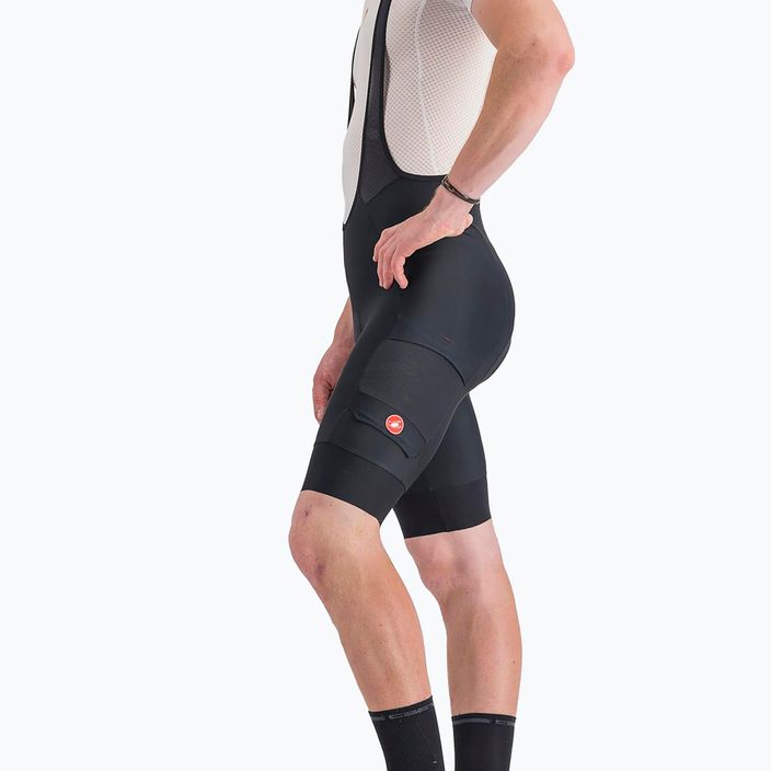 Pantaloncini da ciclismo Castelli Unlimited Cargo da uomo, nero 4