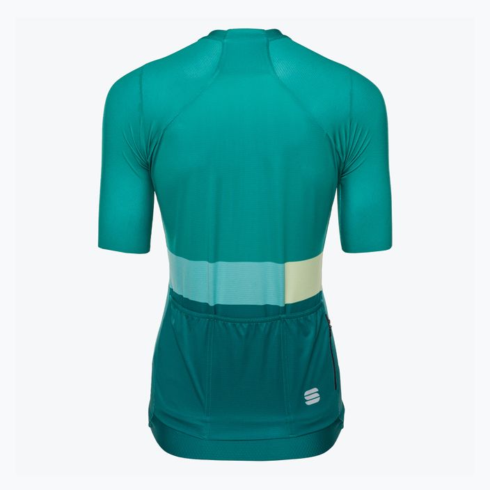 Maglia ciclismo donna Sportful Snap shade abete rosso/verde chiaro 2