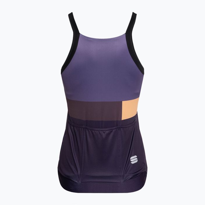 Maglia ciclismo donna Sportful Snap Top nightshade/mulled grape 2