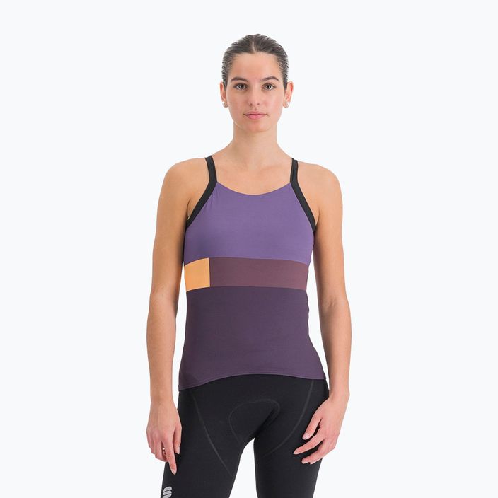 Maglia ciclismo donna Sportful Snap Top nightshade/mulled grape 5