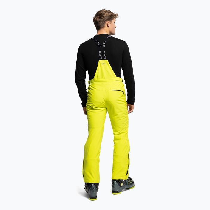 Pantaloni da sci CMP da uomo giallo 3W17397N/E359 3