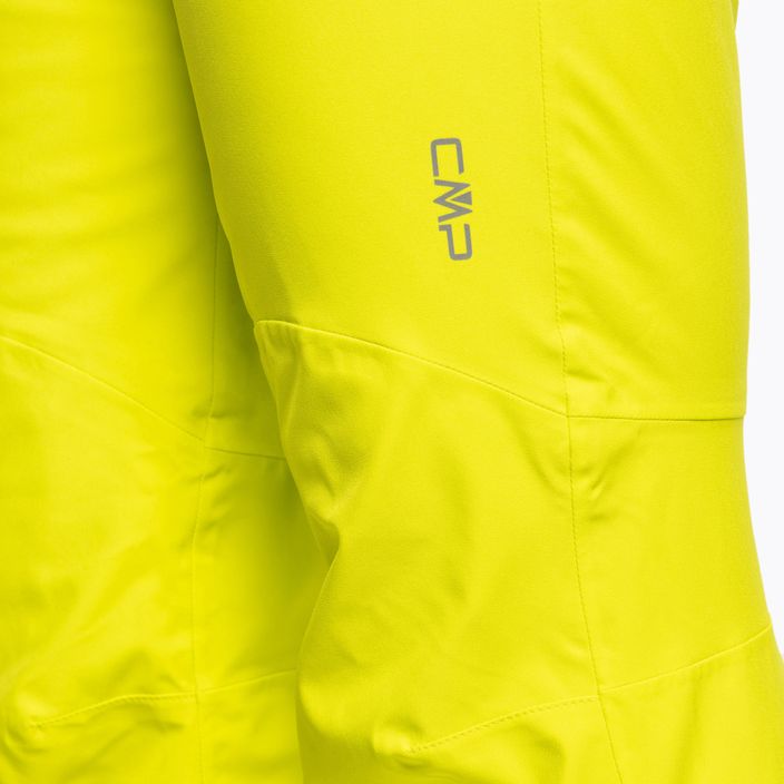 Pantaloni da sci CMP da uomo giallo 3W17397N/E359 5