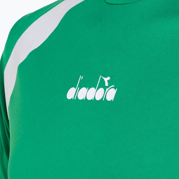 Camicia da golf Diadora SS TS verde uomo 3