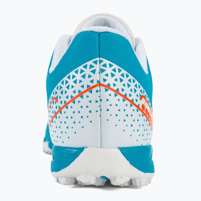 Scarpe da calcio per bambini Diadora Pichichi 6 TF JR blu fluo/bianco/arancio 6