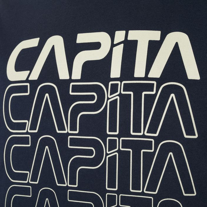 CAPiTA T-shirt navy lavata con vermi 3