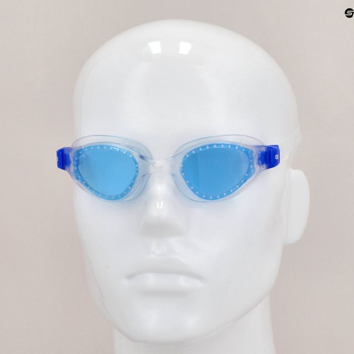 Occhialini da nuoto Arena Cruiser Evo Jr per bambini blu/chiaro/chiaro 7