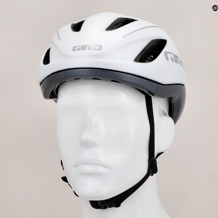 Casco bici Giro Vanquish Integrated Mips bianco/argento opaco 12