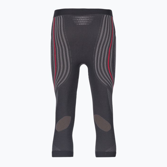 Pantaloni termici da uomo UYN Evolutyon UW Medium antracite/bianco/rosso 2