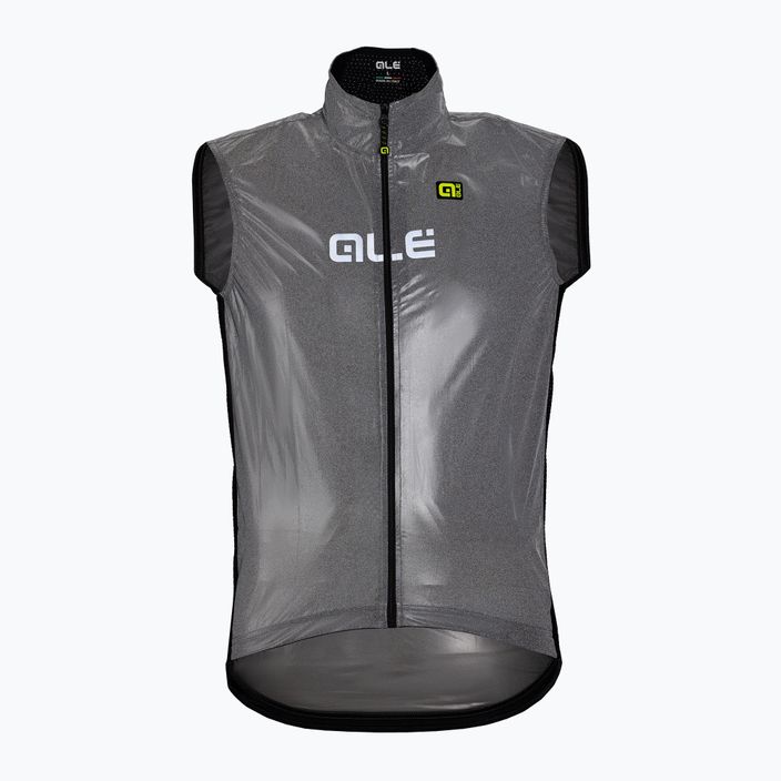 Gilet da ciclismo Alé Black Reflective nero/nero da uomo 6