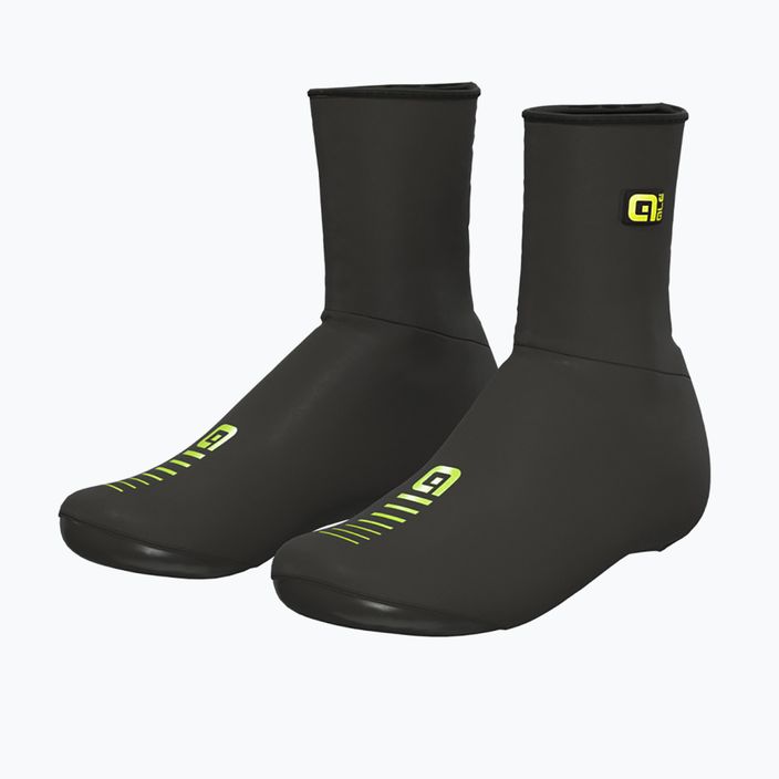 Alé Rain 2.0 protezioni per stivali da ciclismo nero/giallo fluo 4