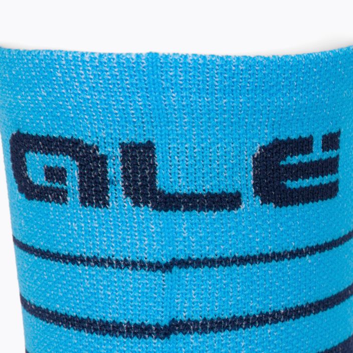 Alé Calza Riciclato 16 cm One calzini da ciclismo blu chiaro 3