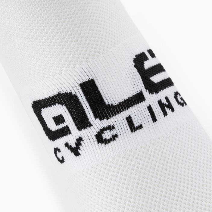 Alé Calza Q-Skin 16 cm calze da ciclismo Sprint bianco 4