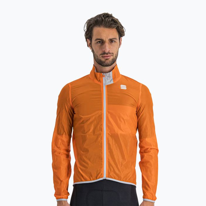 Giacca da ciclismo Sportful Hot Pack Easylight arancione sdr da uomo 5