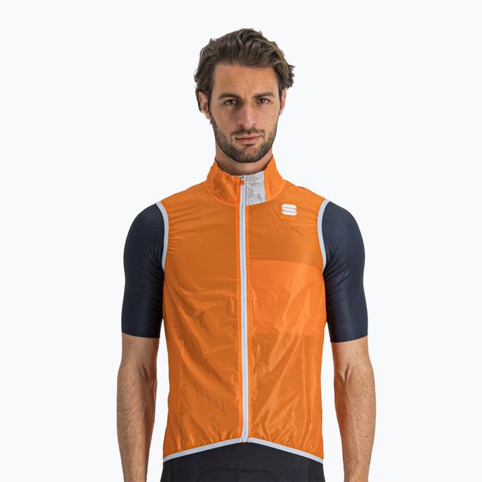 Gilet da ciclismo Sportful Hot Pack Easylight arancione sdr da uomo
