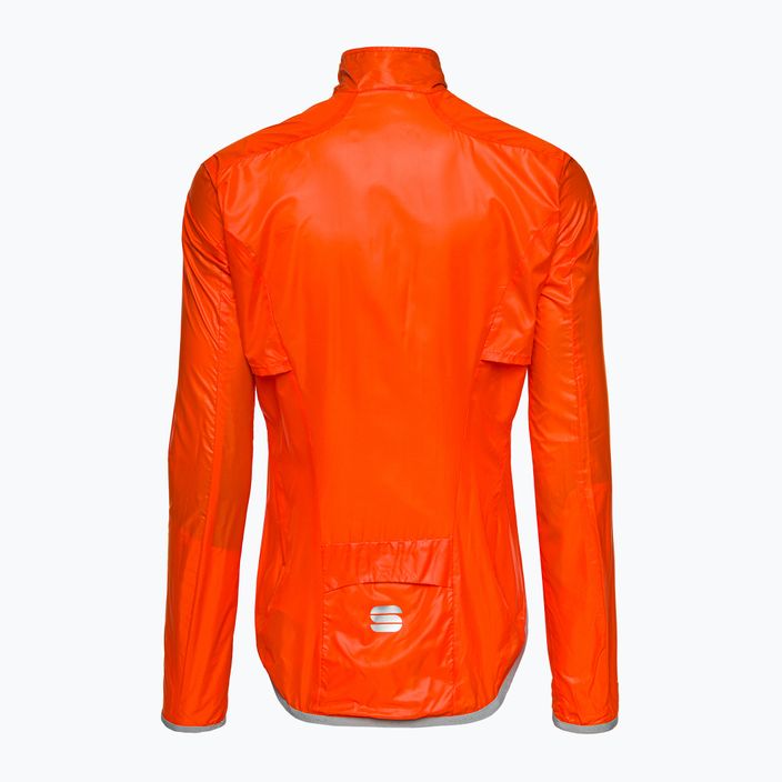 Giacca da ciclismo da donna Sportful Hot Pack Easylight arancione sdr 2