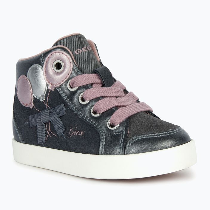 Geox Kilwi scarpe da bambino grigio scuro/rosa scuro 8