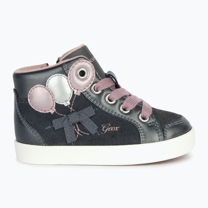 Geox Kilwi scarpe da bambino grigio scuro/rosa scuro 9