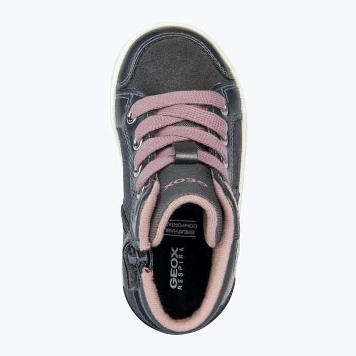 Geox Kilwi scarpe da bambino grigio scuro/rosa scuro 12
