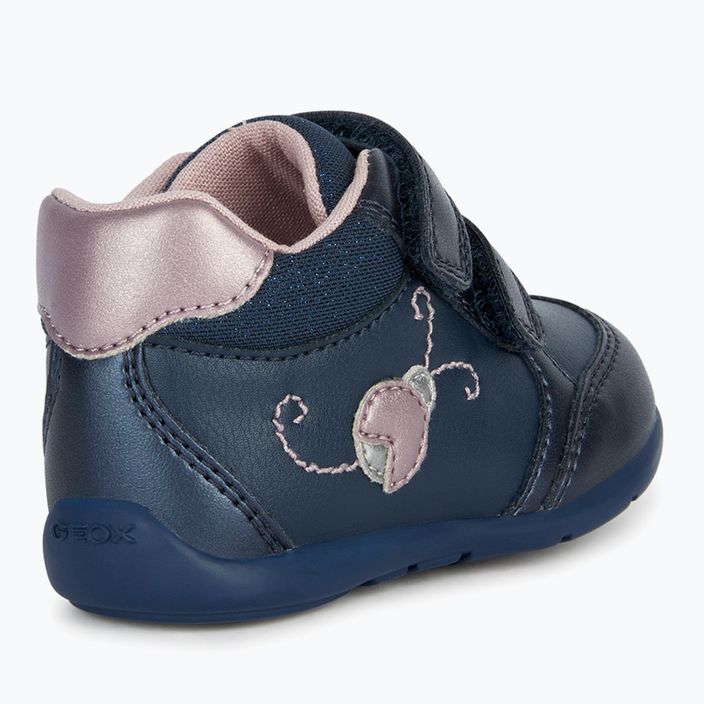 Geox Elthan, scarpe da bambino color blu/rosa scuro 10