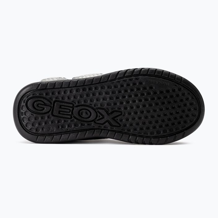 Geox Illuminus nero/grigio scuro scarpe junior 5