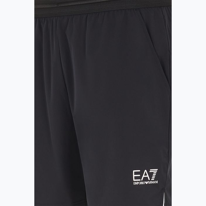 EA7 Emporio Armani Ventus7 Travel, set T-shirt + pantaloncini bianco/nero 4
